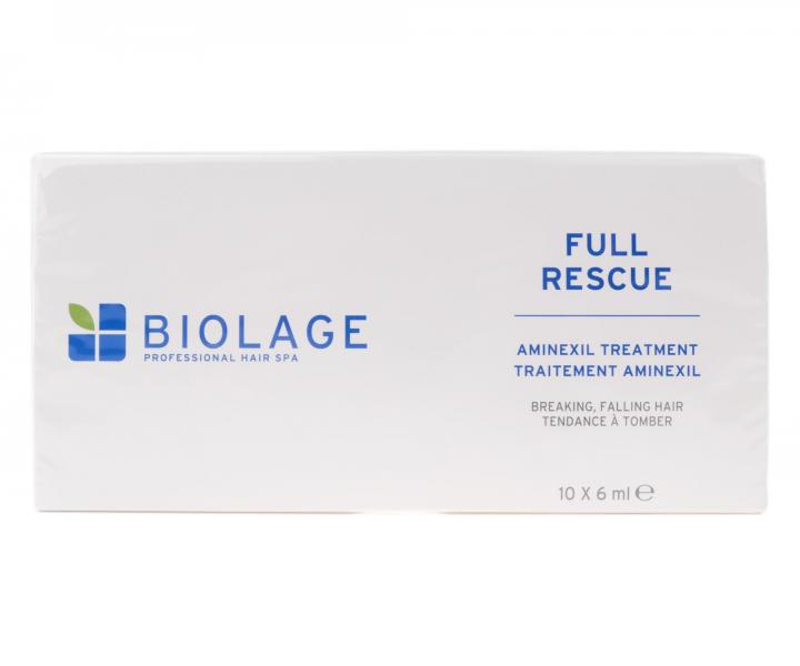 Posilující kúra s aminexilem pro vlasy se sklonem k padání Biolage Full Rescue Aminexil Treatment - 10 x 6 ml