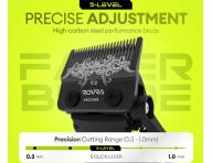 Profesion�ln� st�ihac� strojek na vlasy s vym�nn�mi kryty Rovra Super Cut Professional 5209 - neonov� zelen�/b�l�/�ern�