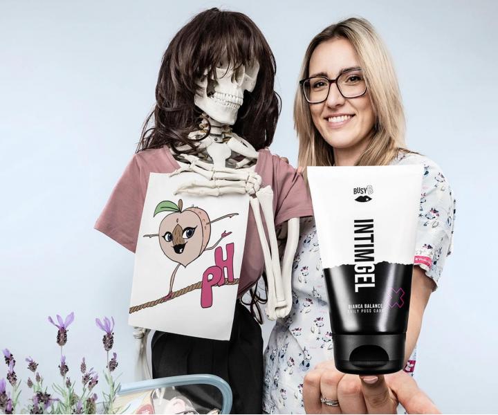 Intimn� myc� gel pro �eny BusyB Intim Gel Bianca Balance - 150 ml