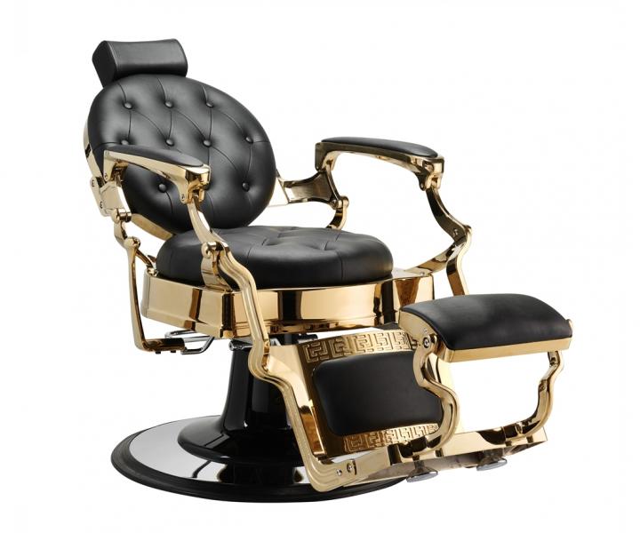 Kade�nick� barber k�eslo Hairway Romeo - zlat� - II. jakost, prom��kl� a praskl� konstrukce