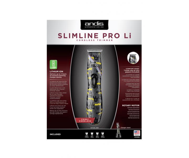Profesionln konturovac strojek na vlasy Andis Slimline Pro Li T-Blade