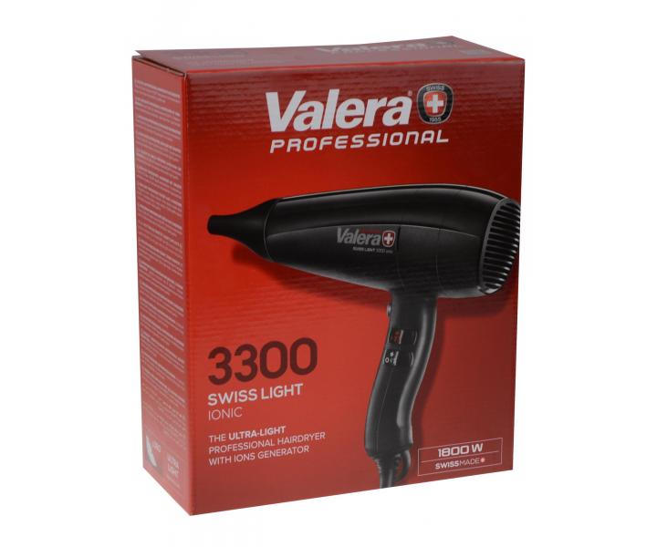 Profesionální fén na vlasy Valera Swiss Light 3300 - 1800 W - rozbalené, poškozený kartonový obal
