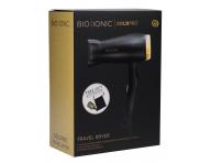 Cestovn fn na vlasy se sklopnou rukojet Bio Ionic Gold Pro Travel - 1200 W, ern - pouit