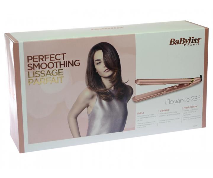 Žehlička na vlasy BaByliss Elegance 2598PE - Rose Gold
