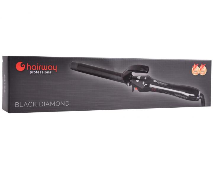 Klasická kulma na vlasy Hairway Black Diamond - 25 mm