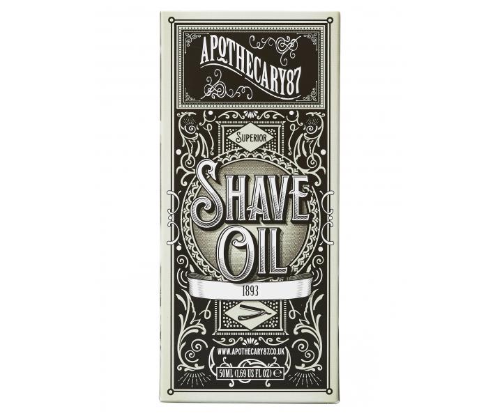 Olej na vousy ped holenm Apothecary 87 Shave Oil 1893 - 50 ml