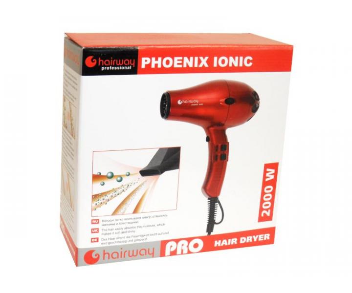 Fn s difuzrem Hairway Phoenix Ionic - 2000 W, erven