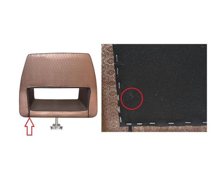 Kadenick keslo Detail Luxor - hnd (89) - II. jakost, dra ze spodn strany