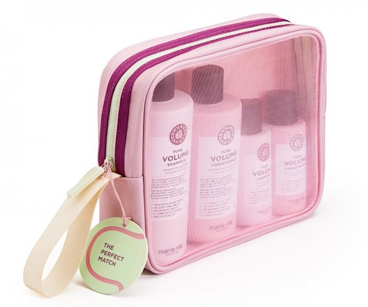 Drkov sada pro objem jemnch vlas Maria Nila Pure Volume + kosmetick taka zdarma