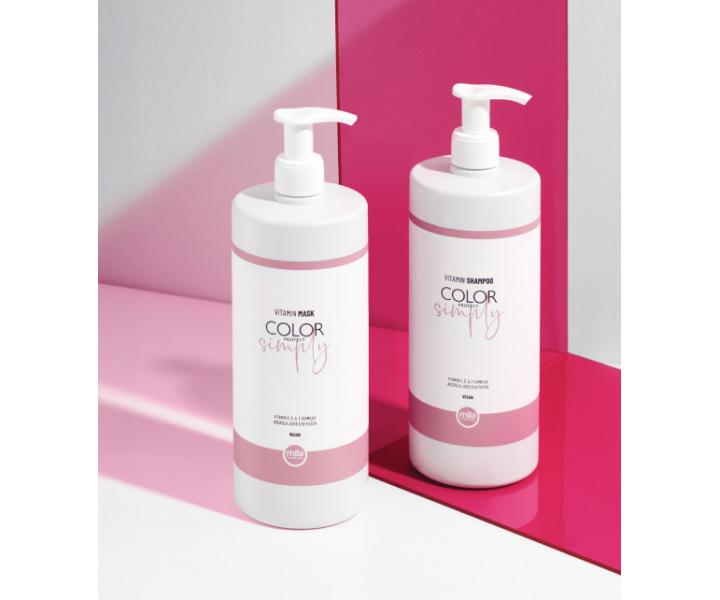 ampon pro ochranu barvy vlas Mila Professional Vitamin Shampoo Color Protect Simply - 950 ml