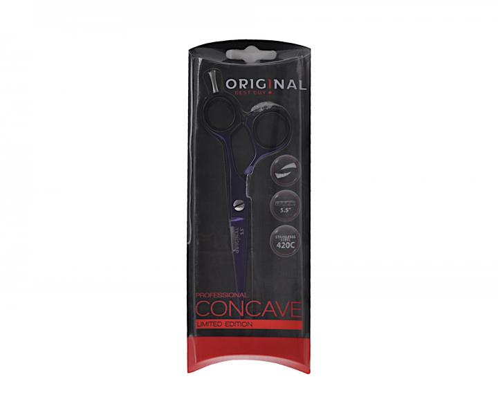 Kadeřnické nůžky Original Best Buy Professional Concave Limited Edition 5,5" - fialové