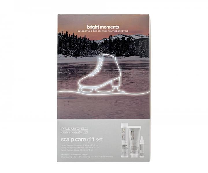 Dárková sada pro citlivou vlasovou pokožku Paul Mitchell Clean Beauty Scalp Therapy Bright Moments
