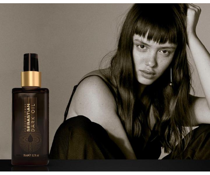 Řada vlasové péče pro hladké a lesklé vlasy Sebastian Professional Dark Oil