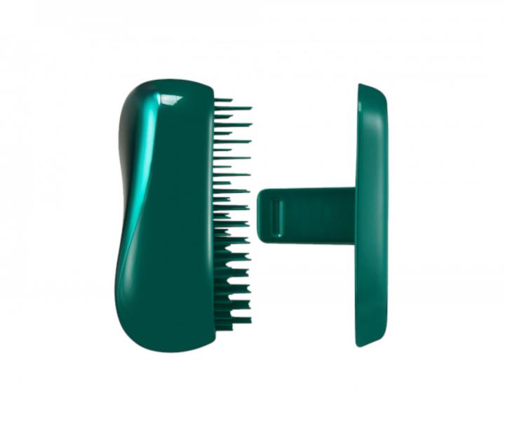 Kartáč na rozčesávání vlasů Tangle Teezer Compact Styler Green Jungle - metalický zelený