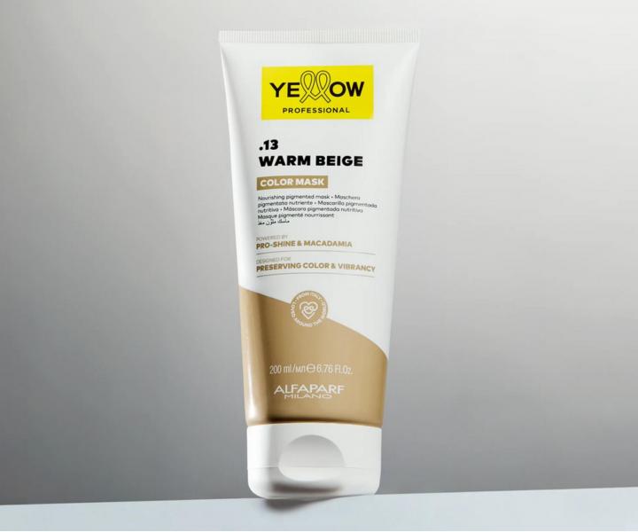 Vy�ivuj�c� maska s barevn�m pigmentem Yellow Professional Color Mask .13 Warm Beige - tepl� b�ov�, 200 ml