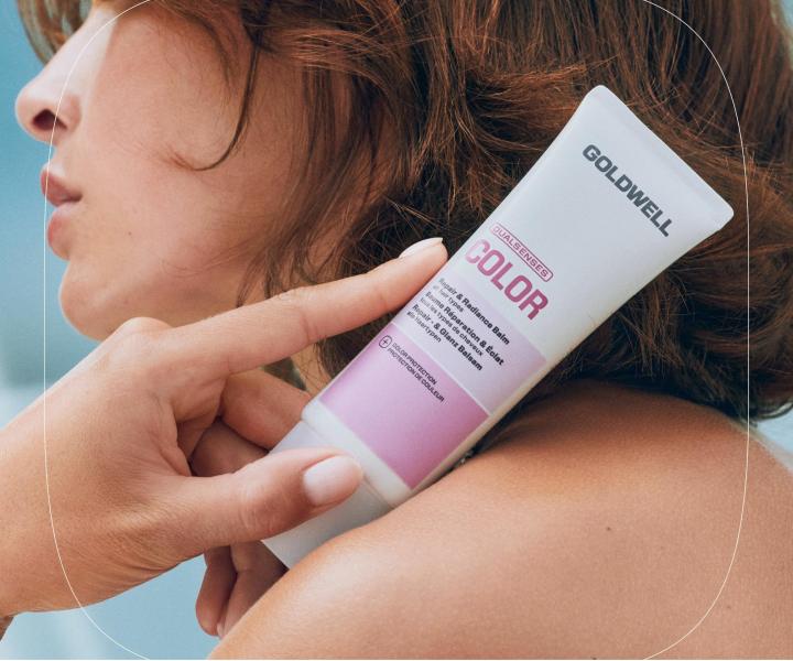 Regenera�n� bezoplachov� balz�m pro z��ivou barvu a lesk vlas� Goldwell Dualsenses Color Repair & Radiance Balm - 75 ml