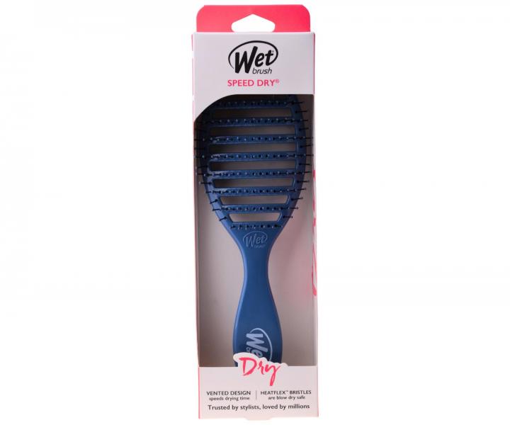 Kartáč na rozčesávání a foukání vlasů Wet Brush Speed Dry Elemental Blue - modrá
