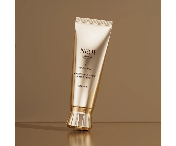 T�novac� maska na vlasy Neqi Glossing Hair Mask Cool Blonde - 120 ml, studen� blond