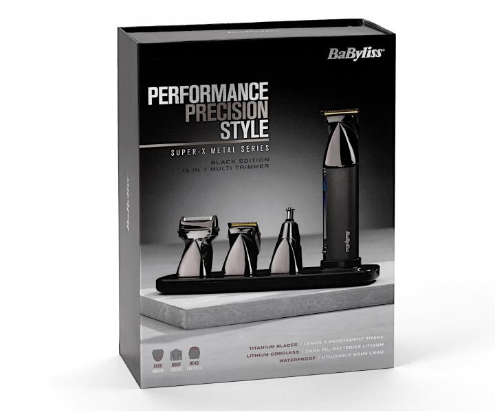 Zastřihovací konturovací strojek Babyliss MT991E - černý