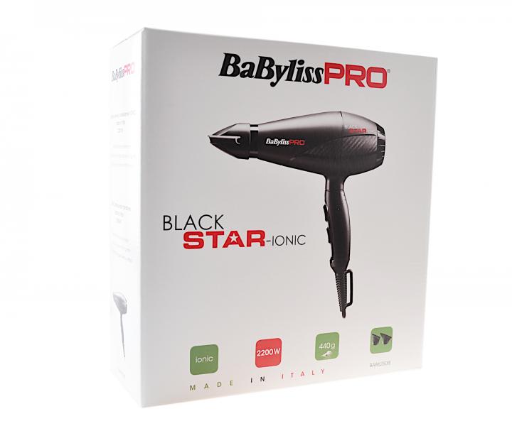 Profesionln fn na vlasy Babyliss Pro Black Star Ionic BAB6250IE - 2200 W, ern