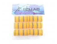 Samodržící natáčky na vlasy Bellazi Velcro pr. 22 mm - 6 ks, žluté