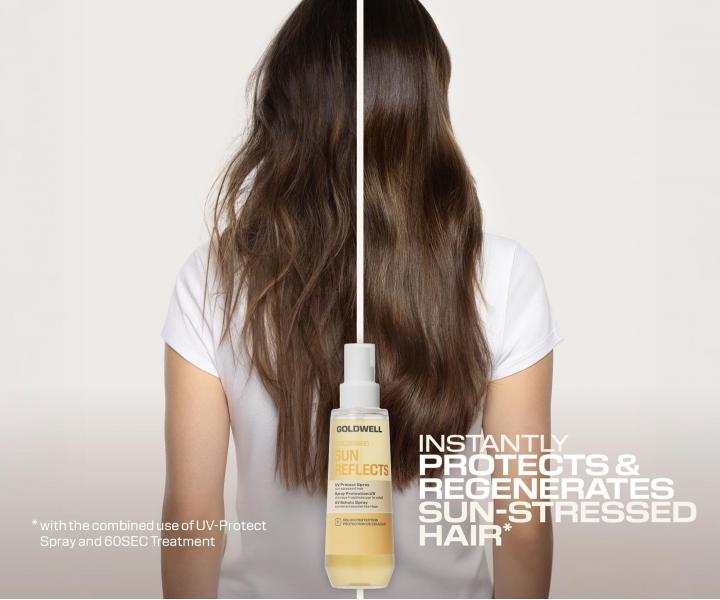 Bezoplachov� sprej na vlasy vystaven� slunci Goldwell Dualsenses Sun Reflects UV Protect Spray - 150 ml