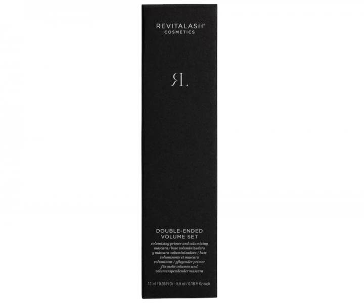 Podkladová báze a řasenka Revitalash Double-Ended Volume Set - 11 ml, černá