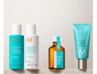 Cestovn� sada pro objem jemn�ch vlas� Moroccanoil Greetings From Volume + kr�m na ruce a ta�ti�ka zdarma