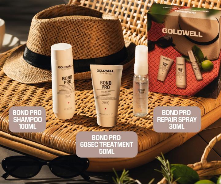 D�rkov� sada pro slab� a k�ehk� vlasy Goldwell Dualsenses Bond Pro Travel Set