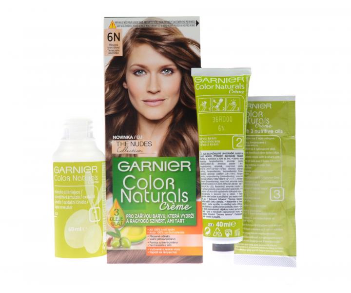 Permanentní barva Garnier Color Naturals 6N přirozená tmavá blond