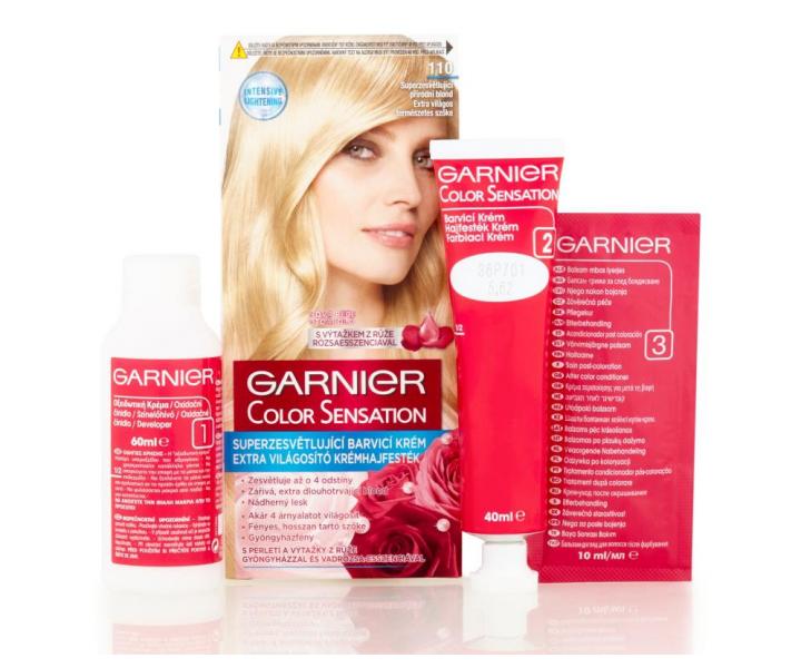 Superzesvětlující barva Garnier Color Sensation 110 superzesvětlující přírodní blond