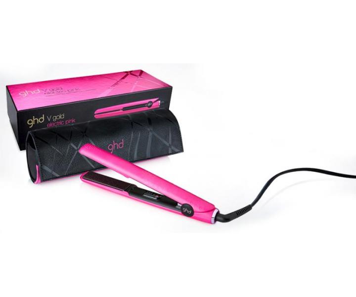 Žehlička na vlasy GHD Gold Classic styler - 25 mm, černá/růžová