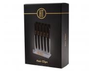 Klipsy do vlasů Hot Tools Hair Clips - 12 cm, černé, 5 ks