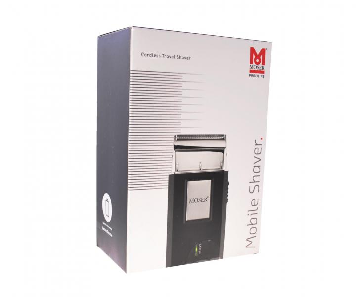 Cestovní planžetový holící strojek Moser Mobile Shaver 3615-0051 - černý