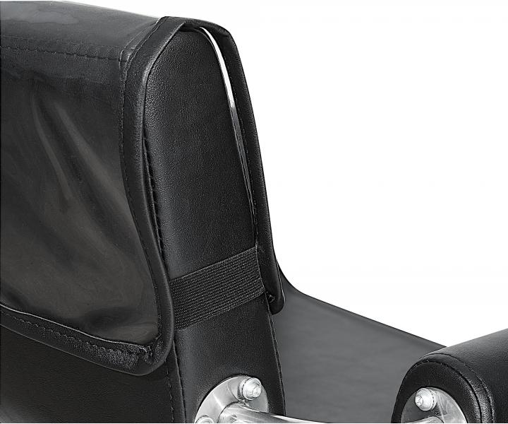 Ochrana opěrky kadeřnického křesla Sibel Reusable PVC Chair Cover - PVC, čirá