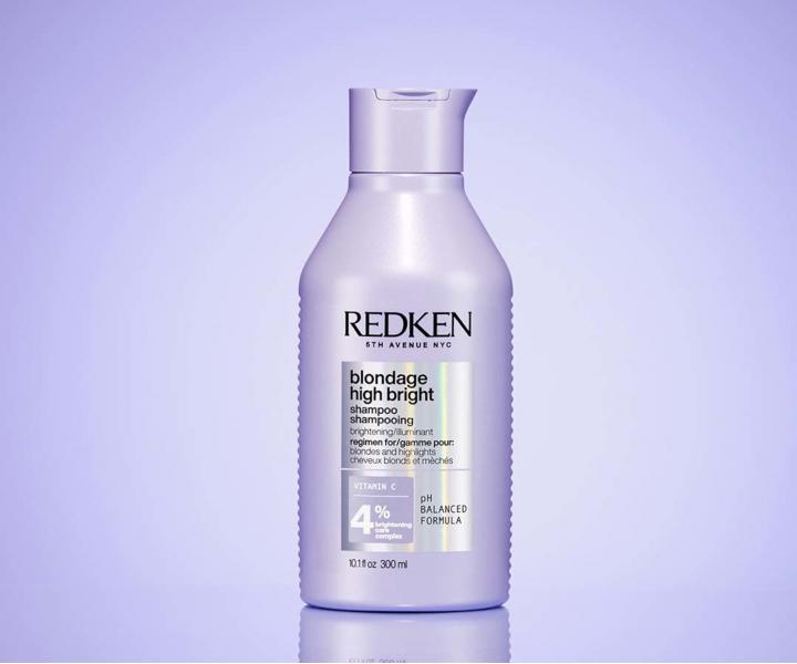 Sada pro rozjasnn blond vlas Redken Blondage High Bright + cestovn sada zdarma