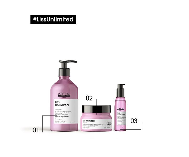 Uhlazující řada pro nepoddajné vlasy L’Oréal Professionnel Serie Expert Liss Unlimited