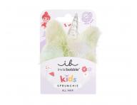 Dětská ozdobná spirálová gumička Invisibobble Kids Sprunchie Unicorn - žlutá