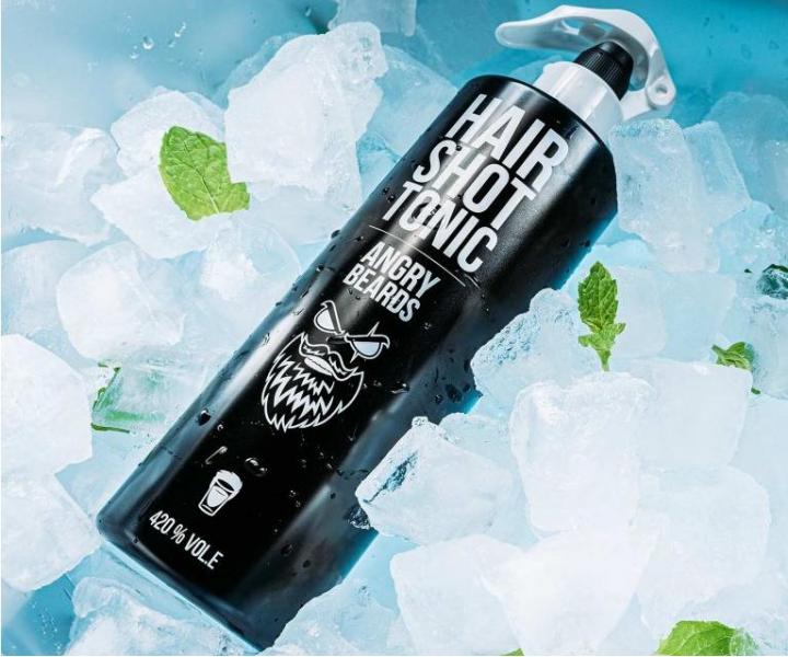 Výhodná sada osvěžujících tonik na vlasy Angry Beards Hair Shot Tonic - 2 x 500 ml - 1+1 za polovinu