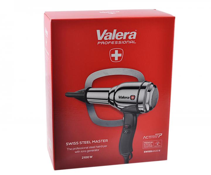 Profesionální fén na vlasy Valera Swiss Steel Master - 2100 W, stříbrný