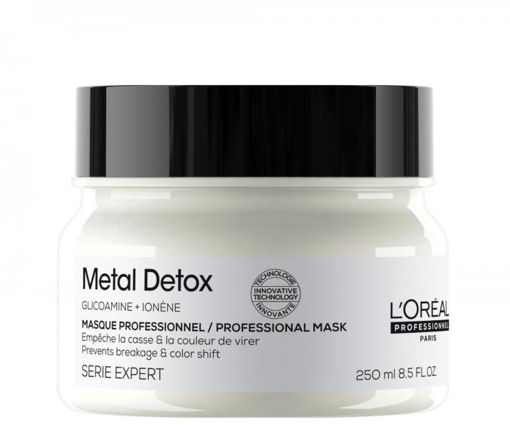 D�rkov� sada pro barven� a po�kozen� vlasy Lor�al Professionnel Serie Expert Metal Detox Duo