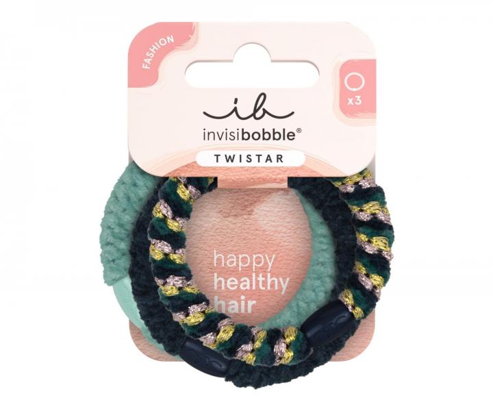 Sada ozdobn�ch gumi�ek do vlas� Invisibobble Twistar Blue Balance - 3 ks