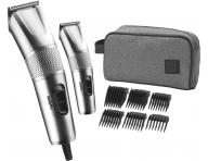 Set klasického a konturovacího strojku BaByliss Steel Edition 7755PE - stříbrný