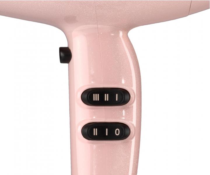Fén na vlasy BaByliss 5337 PRE Rose Blush - 2200 W, růžový