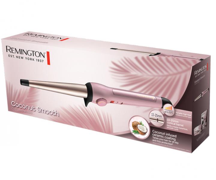 Kónická kulma na vlasy Remington Coconut Smooth 13 - 25 mm