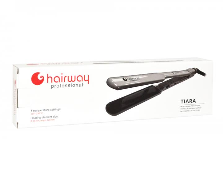 Žehlička na vlasy Hairway Professional Tiara 04192 - šedá