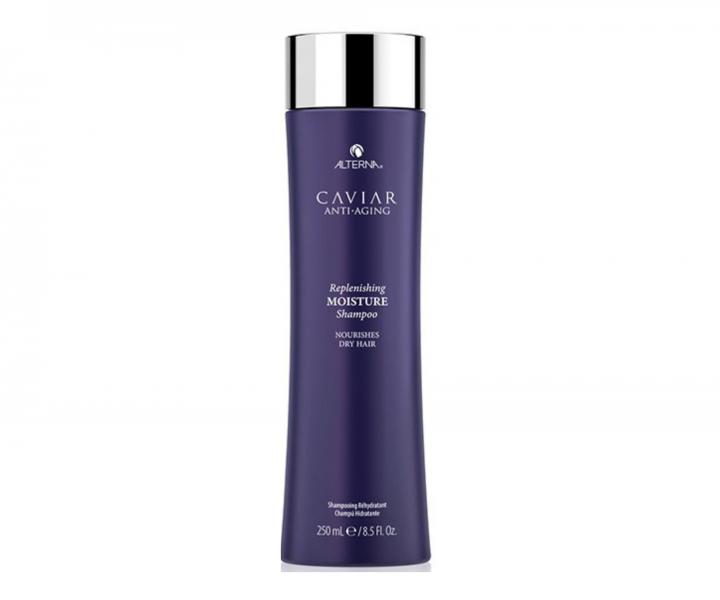 Dárková sada pro hydrataci suchých vlasů Alterna Caviar Anti-Aging Replenishing Moisture + taštička zdarma