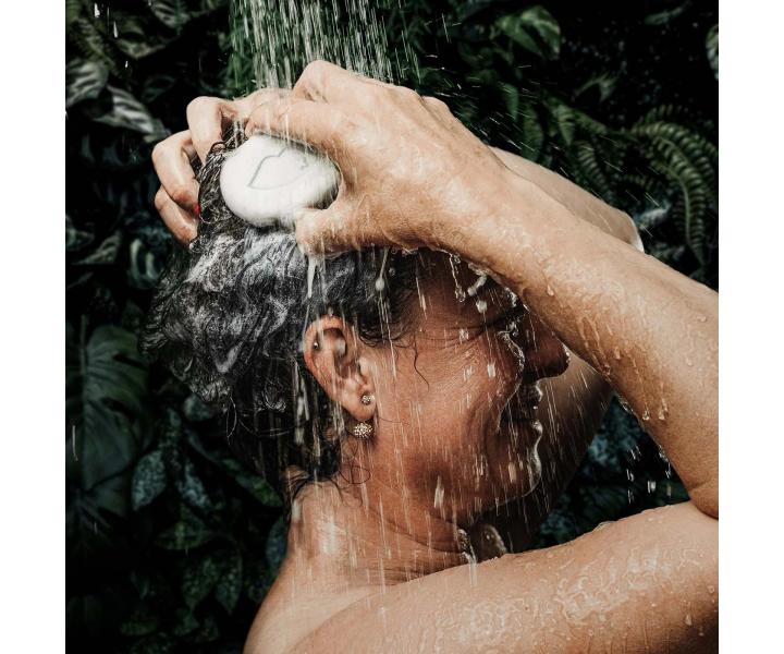 Tuhý šampon na vlasy BusyB Hair Soap Becky Blossom - 70 g