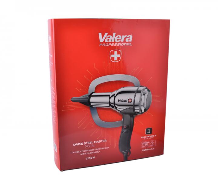 Profesionální fén s ionizátorem Valera Professional Swiss Steel Master Digital - 2200 W, chromový
