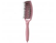 Kartáč Olivia Garden Fingerbrush Combo Medium ThinkPink Soft Pink - jemně růžový